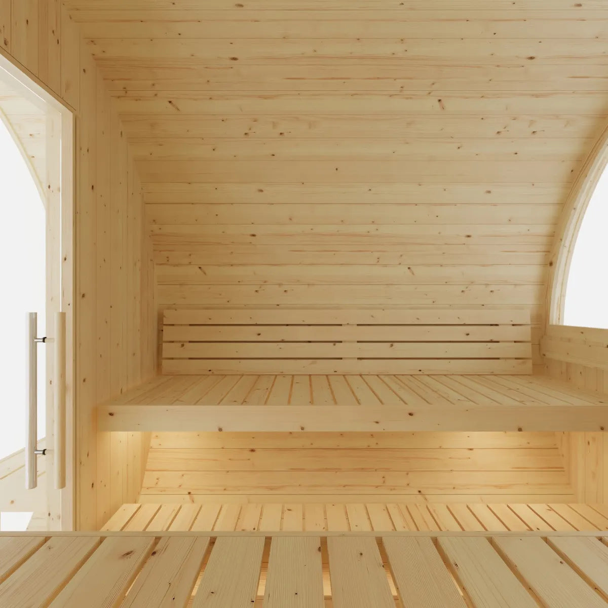 Helsinki Finnish Barrel Sauna with Terrace and WiFi Heater