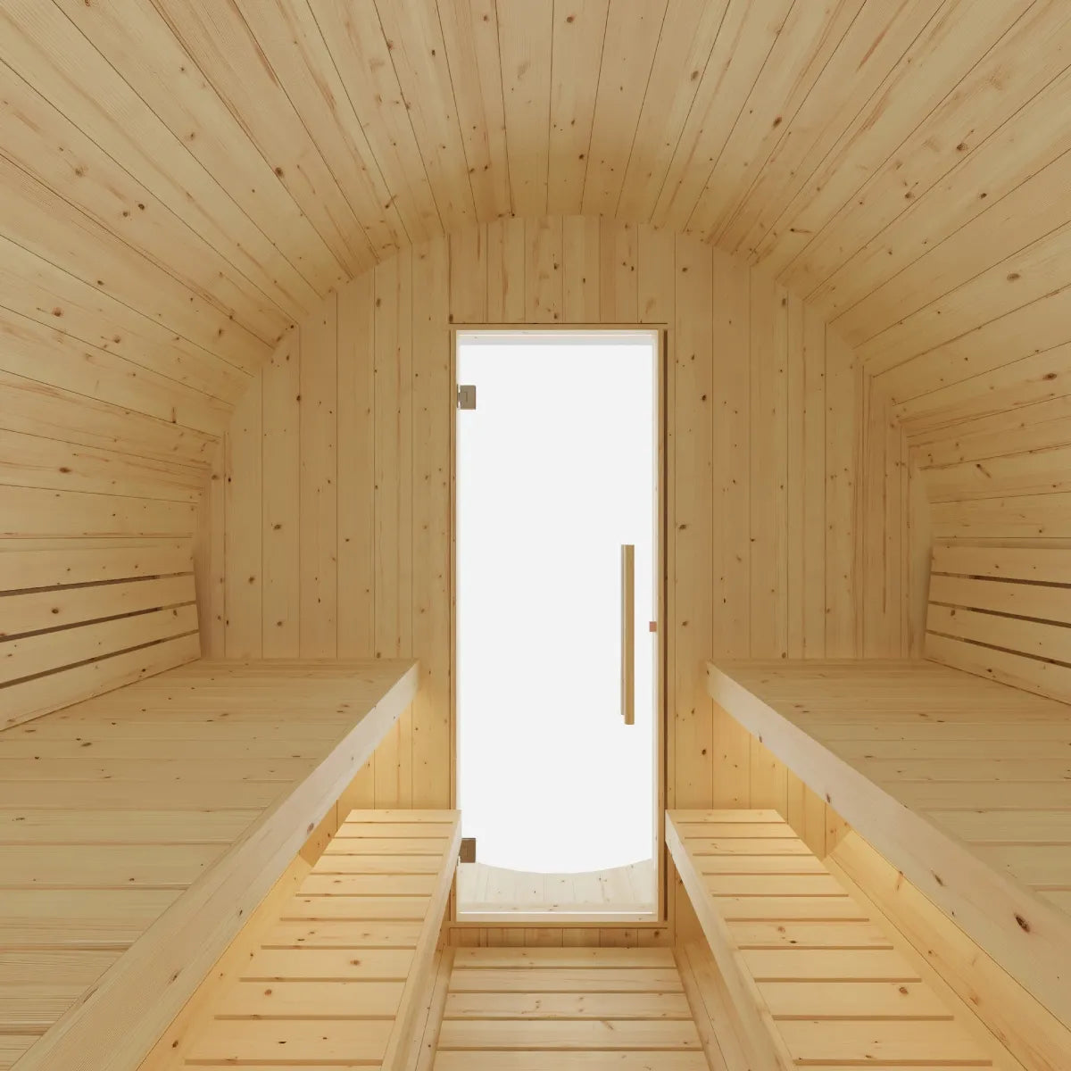 Helsinki Finnish Barrel Sauna with Terrace and WiFi Heater