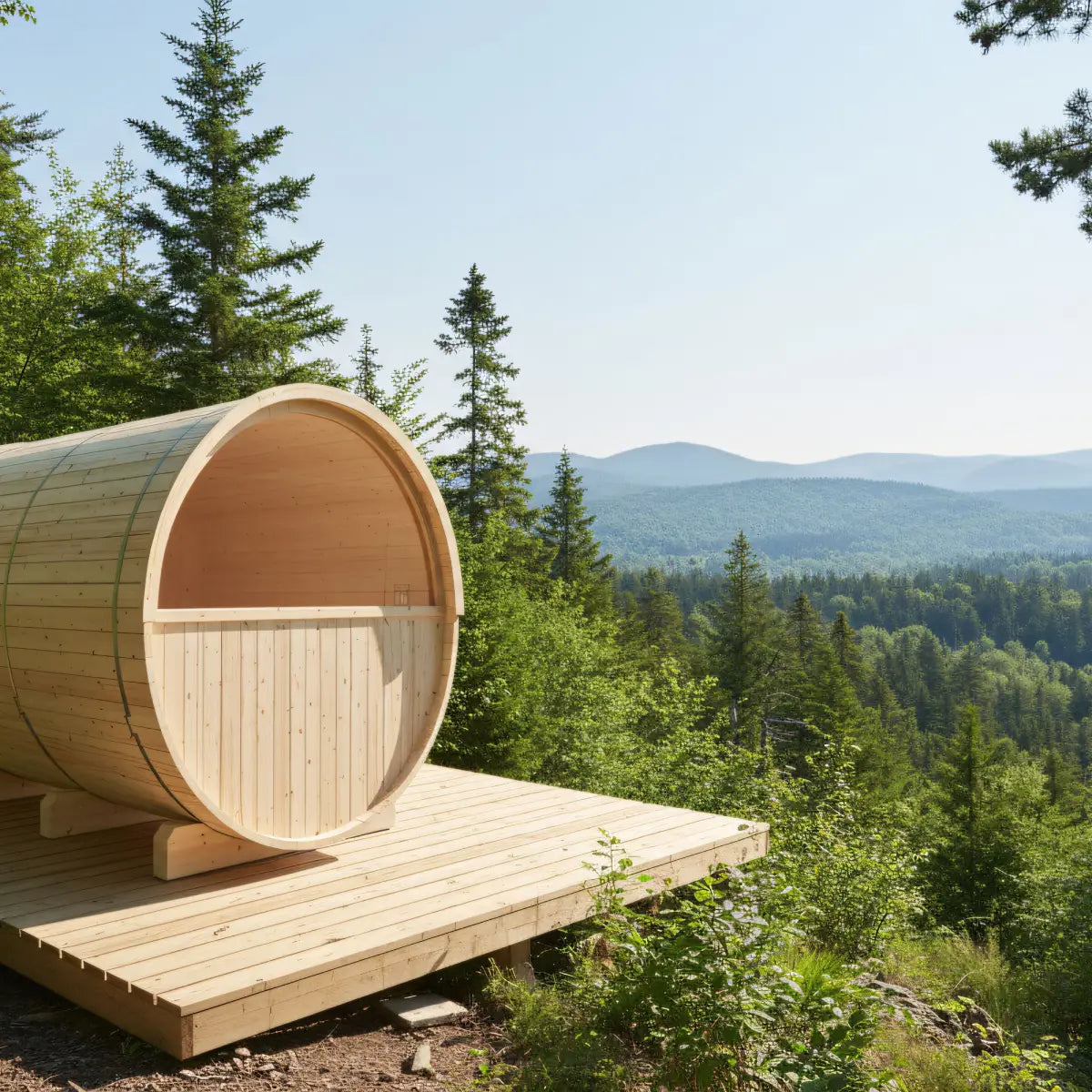 Turku Finnish Barrel Sauna with Terrace and WiFi Heater