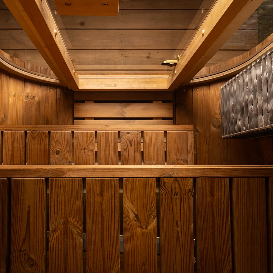 Auris One Luxury Outdoor Cedar Sauna by Orivon Wellness