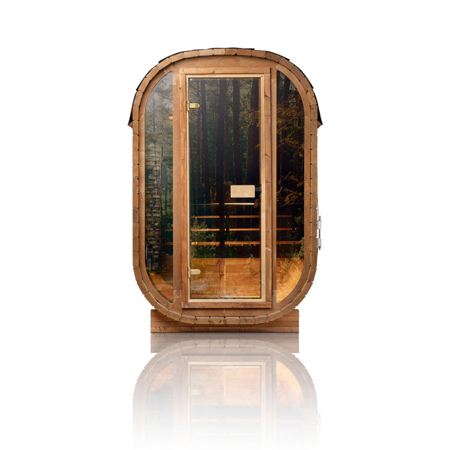 Auris One Luxury Outdoor Cedar Sauna by Orivon Wellness